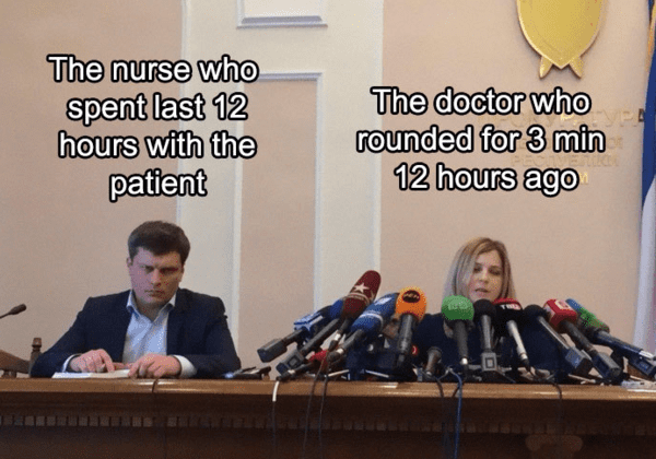 nursing memes - doctors get the credit