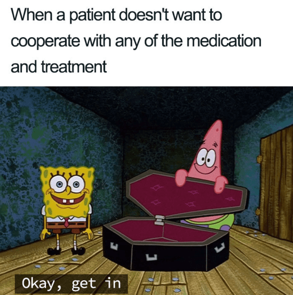 nursing memes - spongebob