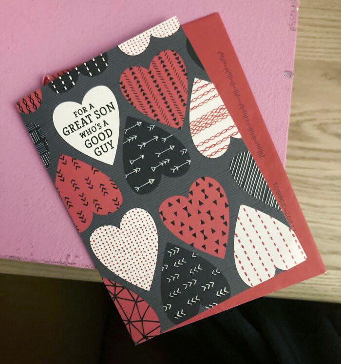 wholesome parent - valentines card from mom