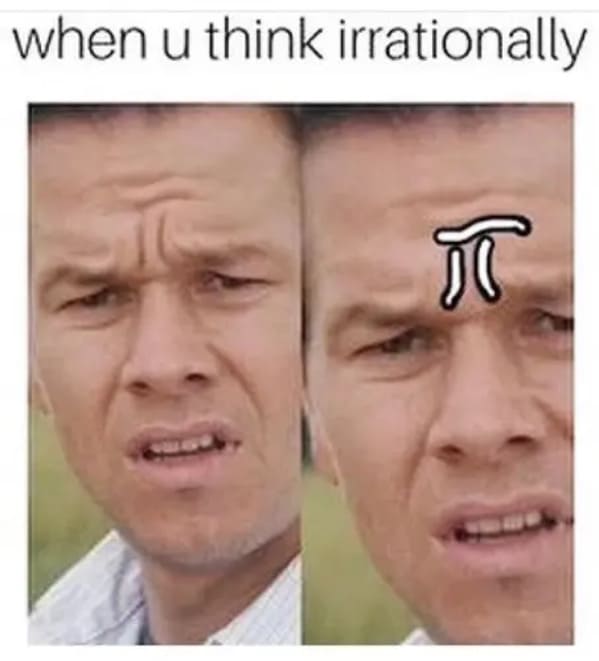 pi day memes - mark wahlberg irrational