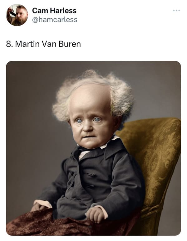 presidents as elderly babies - ai presidents - martin van buren