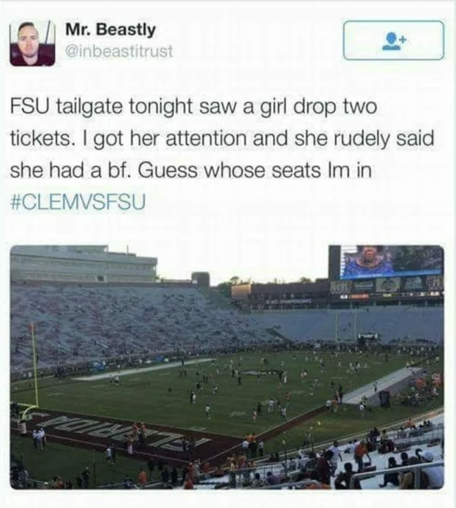 asshole tax - girl dropped her tickets