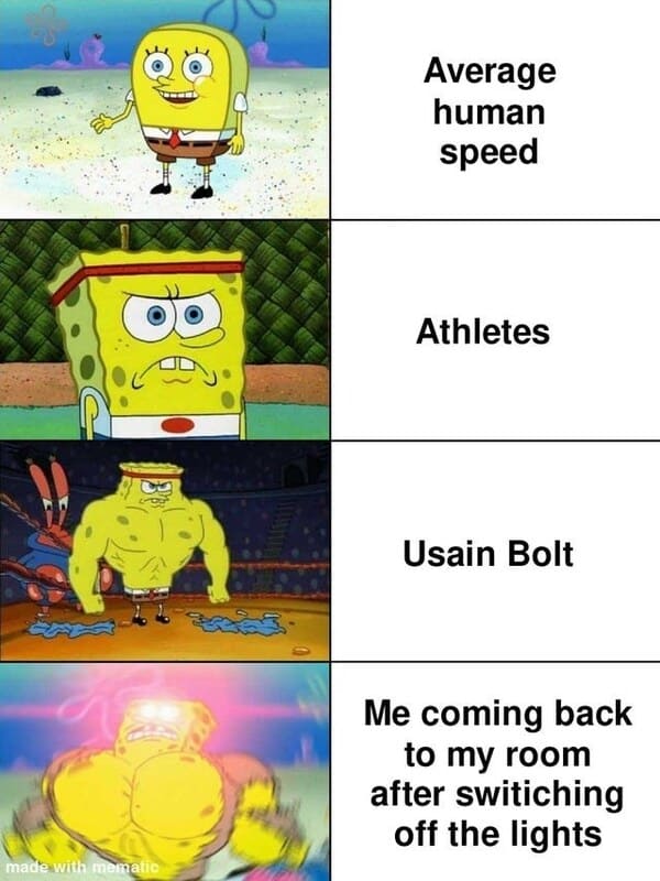 spongebob memes - usain bolt