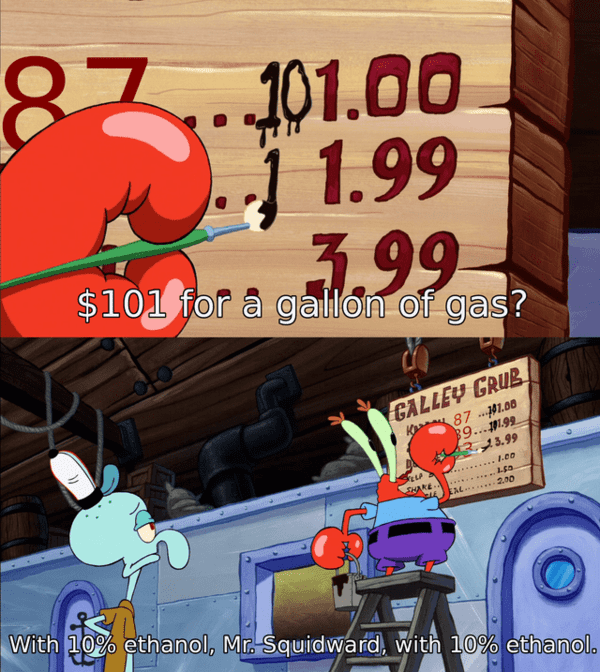 spongebob memes - with ethanol