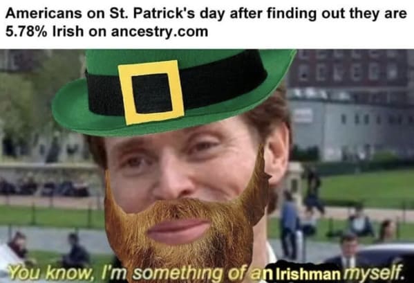 st. patrick's day memes - somewhat of an irishman myself