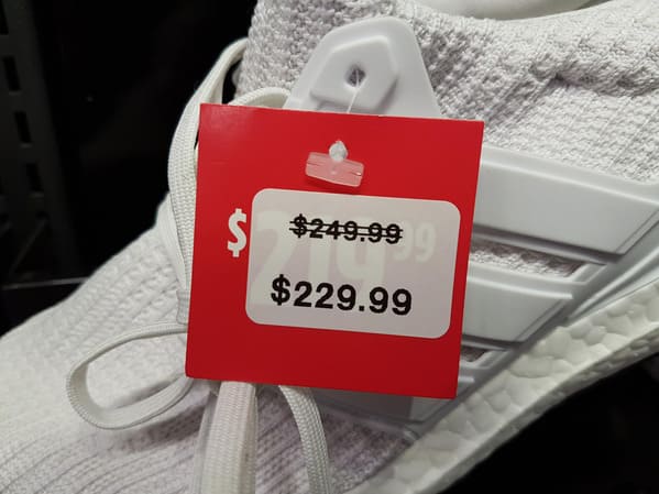 there was an attempt - to hide a price tag