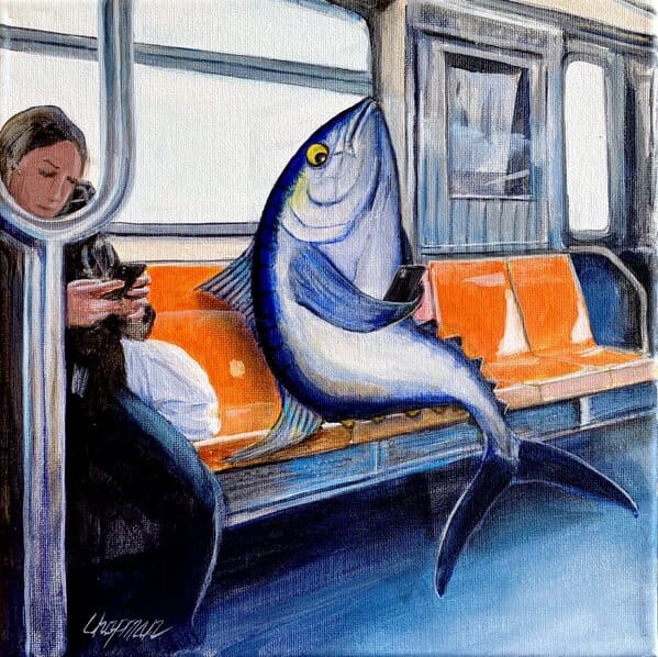 travis chapman art - mysterious Subway Tuna