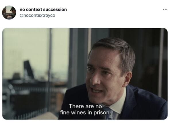 trump indictment memes - no fine wines in prison