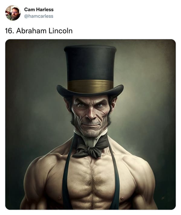 presidents as professional wrestlers - abraham lincoln