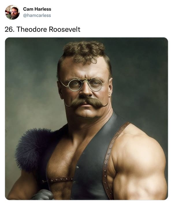 presidents as professional wrestlers - theodore roosevelt