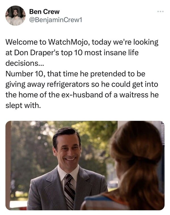 don draper insane decisions