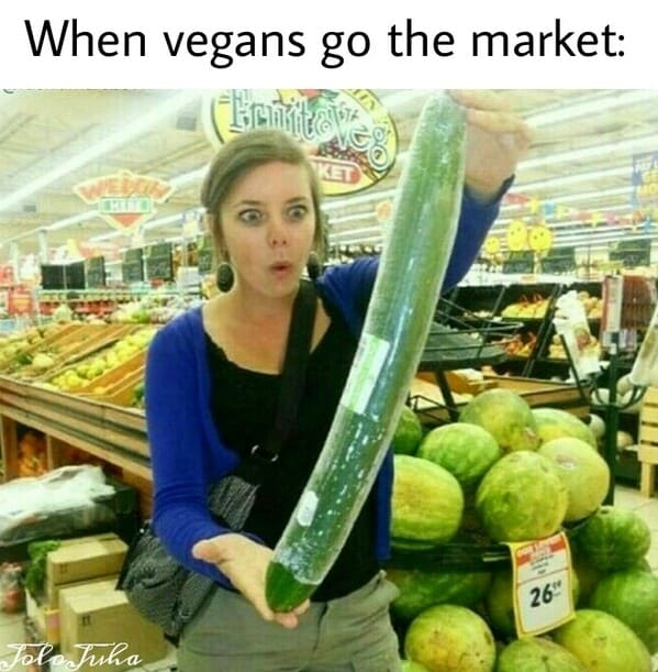 whole foods memes - when vegans go to the market