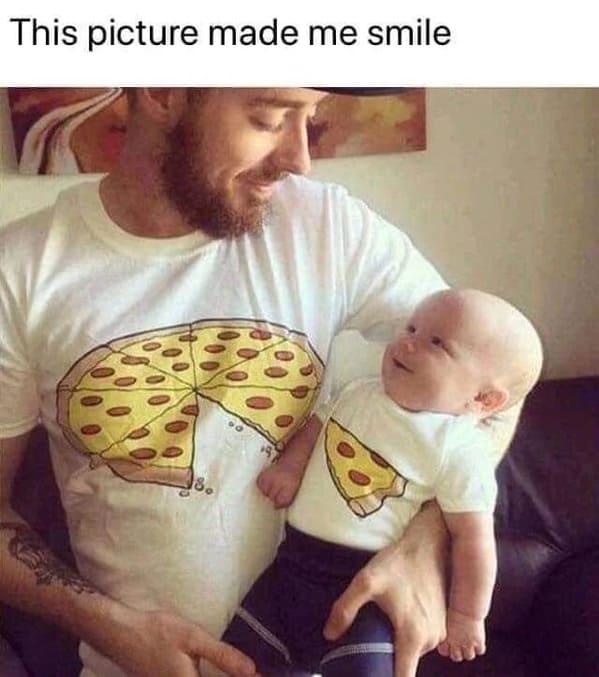 wholesome memes - pizza slice shirt newborn
