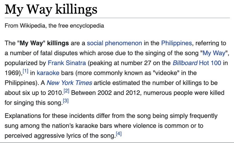 depths of wikipedia - my way killings