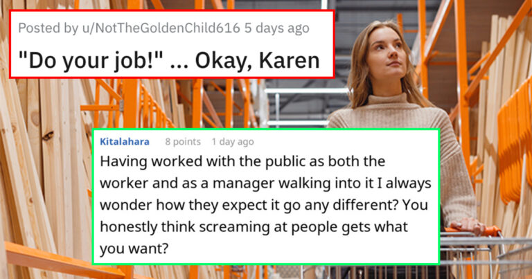 Karen Customer Demands Worker “Do His Job And Help Her” So He Does, And She Hates It