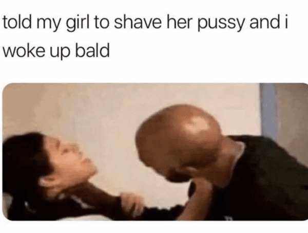 funny bald meme - woke up bald