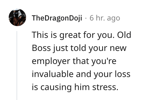 reddit work story - thedragondoki comment