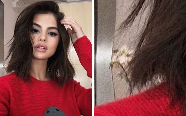 celebrity photoshop fails - selena gomez door frame