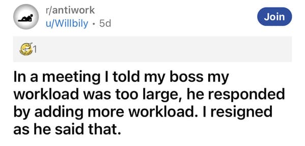 Construction Manager Resigns After Boss Responds To Complaints Of Heavy Workload By Adding Even More Work - Jarastyle