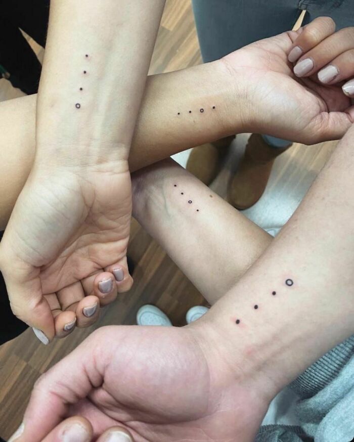 cool first tattoo ideas - sibling tattoos