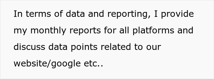 employee asks for raise antiwork - in terms of data and reporting 