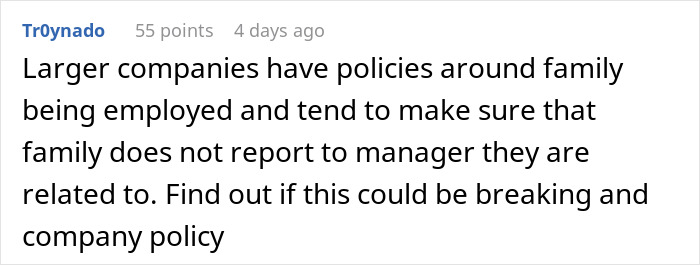employee asks for raise antiwork - larger companies that have policies around family