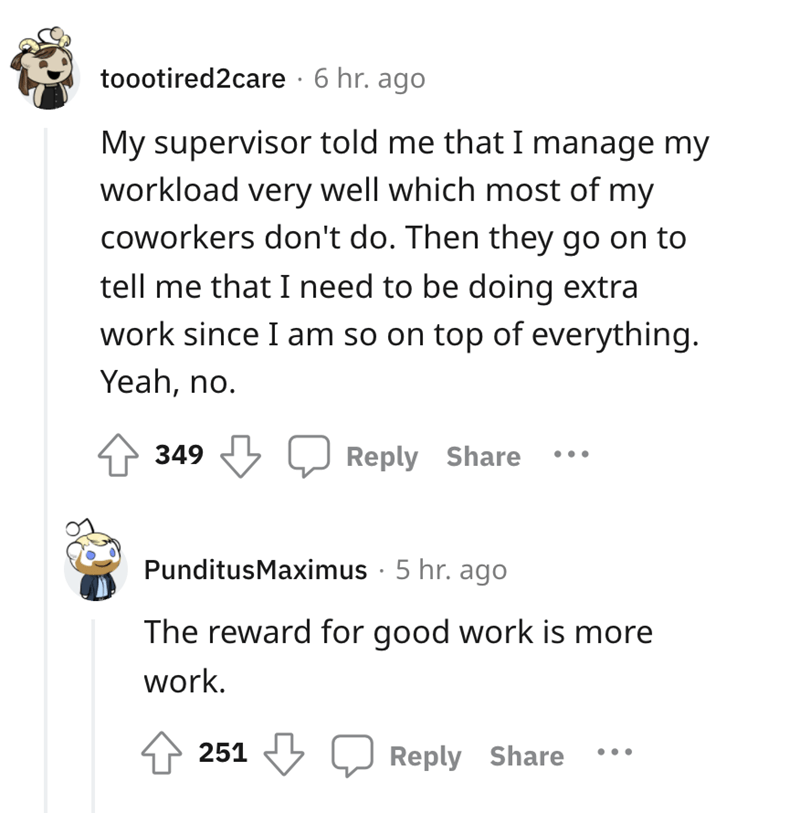 funny antiwork - my supervisor told me