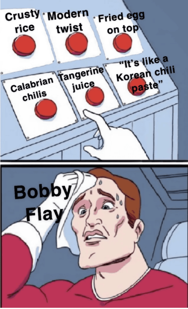 food network meme - bobby flay meme