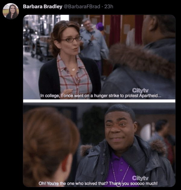 funny 30 rock scene - oh, that was you who solved that?