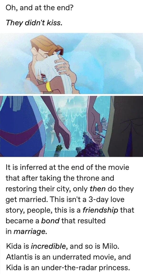 disney meme - oh, at the end they didn't kiss