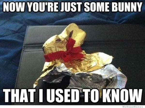 easter memes - some bunny i used to know