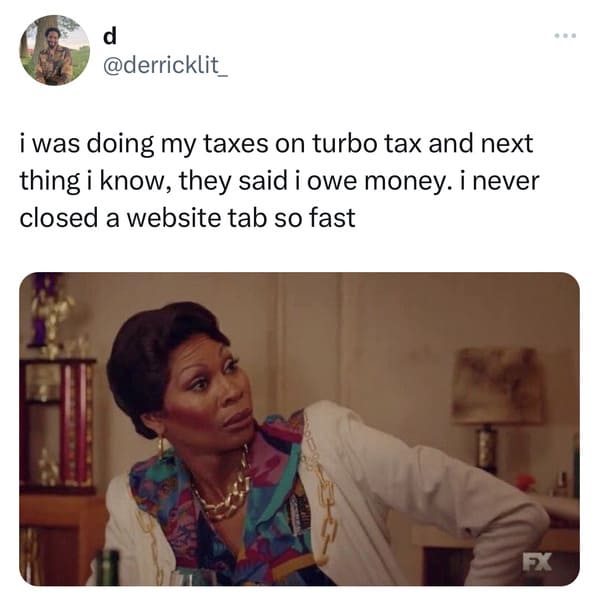 funny tax memes - turbo tax