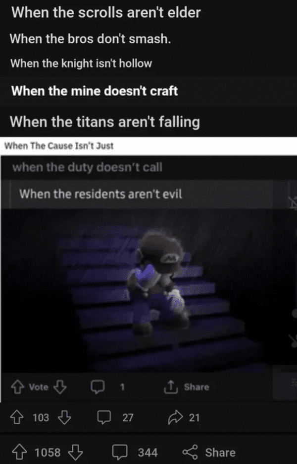 funny gaming meme - when the mine doesn't craft