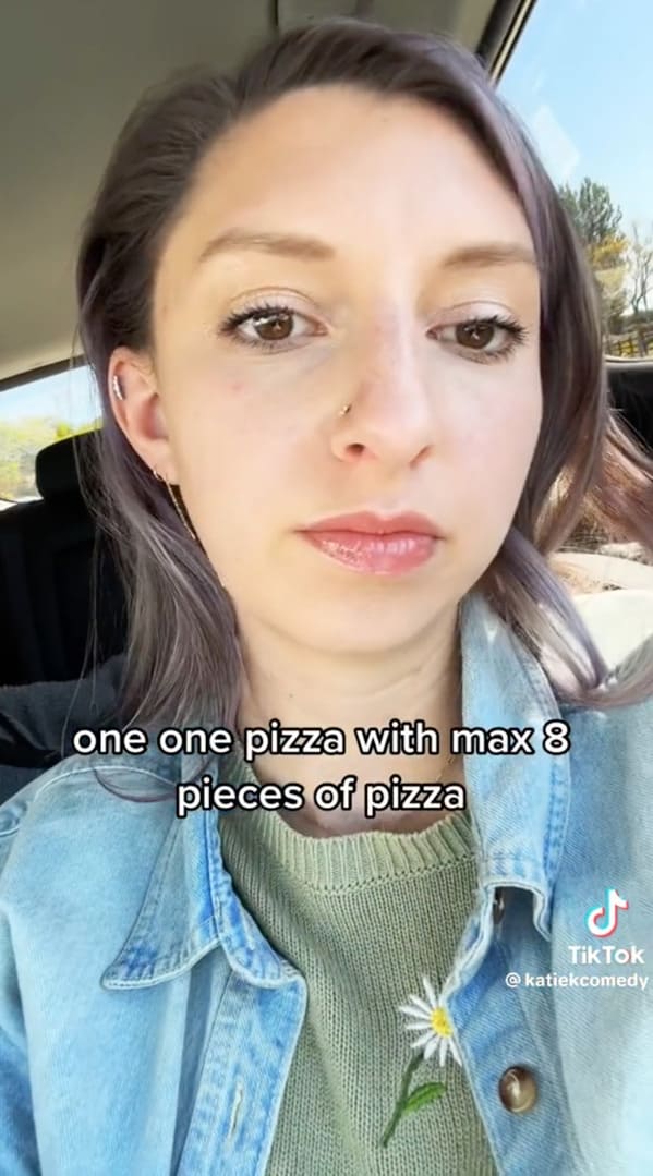 one pizza to potluck - katiekcomedy - one pizza with max 8 pieces of pizza