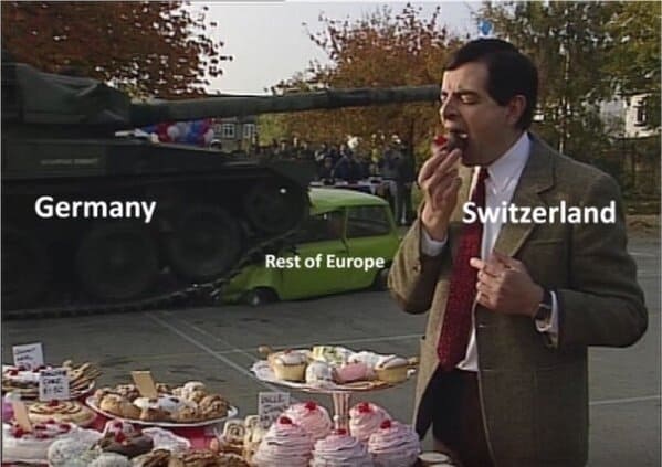 history memes funny - mr bean eating cupcake