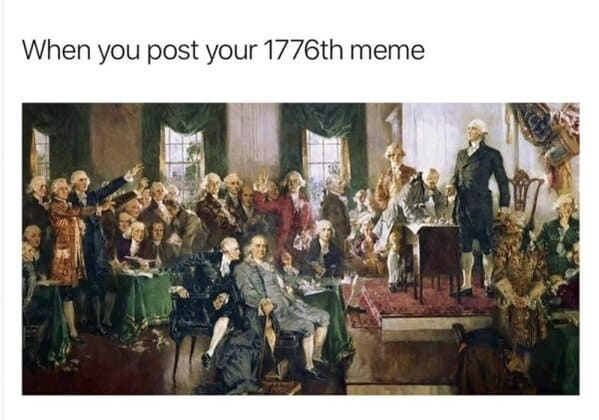 history memes funny - 1776 meme