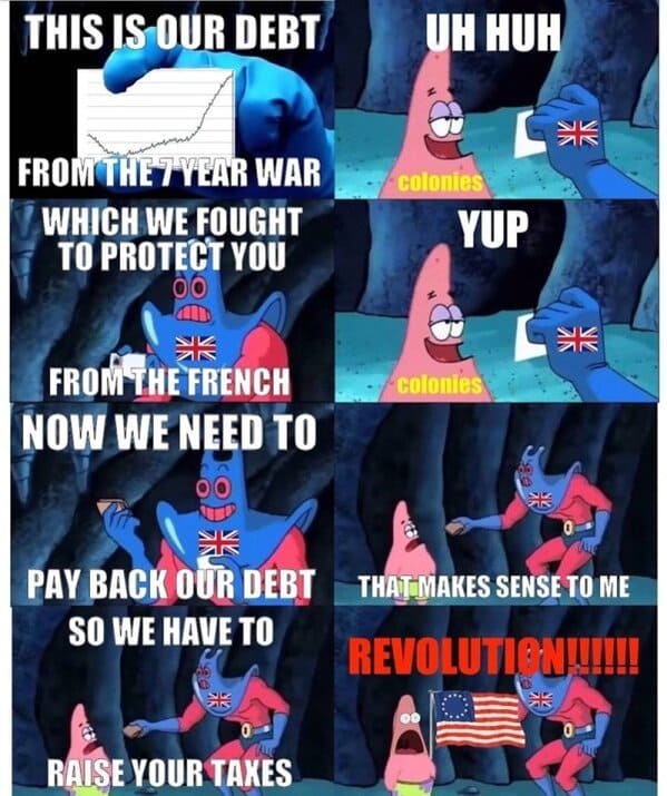 history memes funny - patrick star