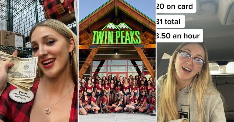 Twin Peaks Server Makes Everyone Jealous Sharing How Much She Makes In An Hour On TikTok