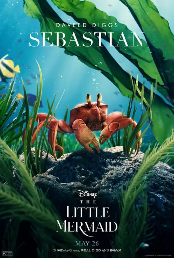 live action little mermaid - sebastian