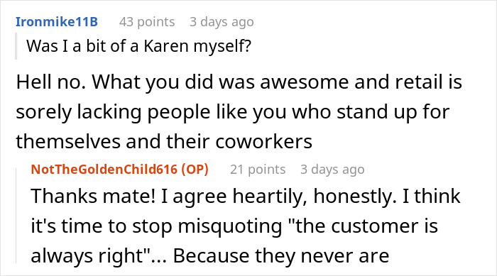 petty revenge post - I'm a bit of a Karen myself
