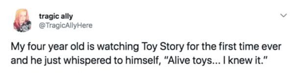pixar meme - kid loves toy story