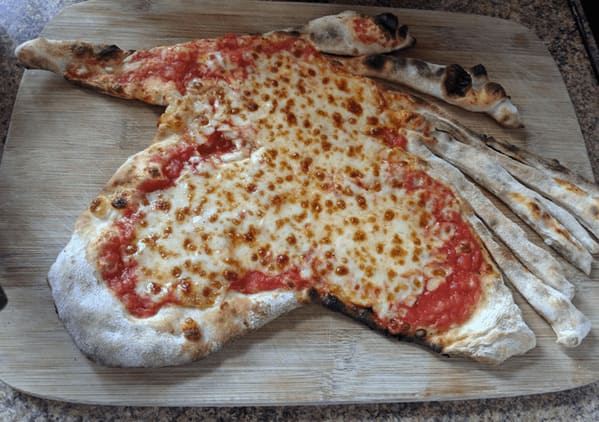 pizza crimes - star-shaped pizza