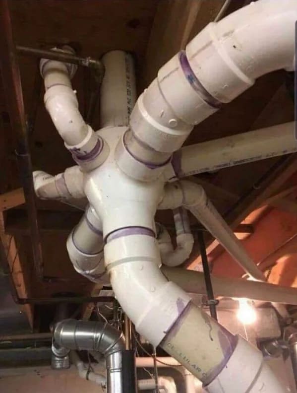 plumbing fails - pvc pipes