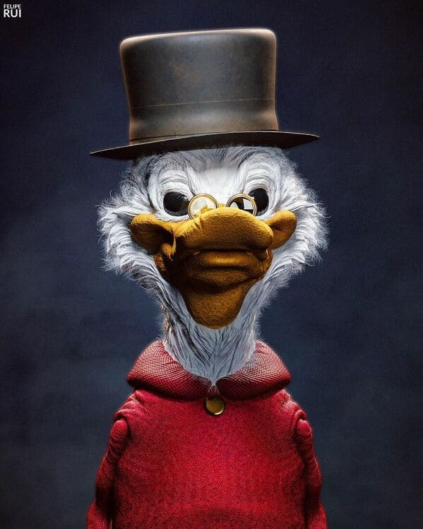 Felipe Rui Fernandez Cartoons - Scrooge McDuck