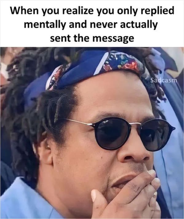 sadcastic memes - jay-z hand over mouth