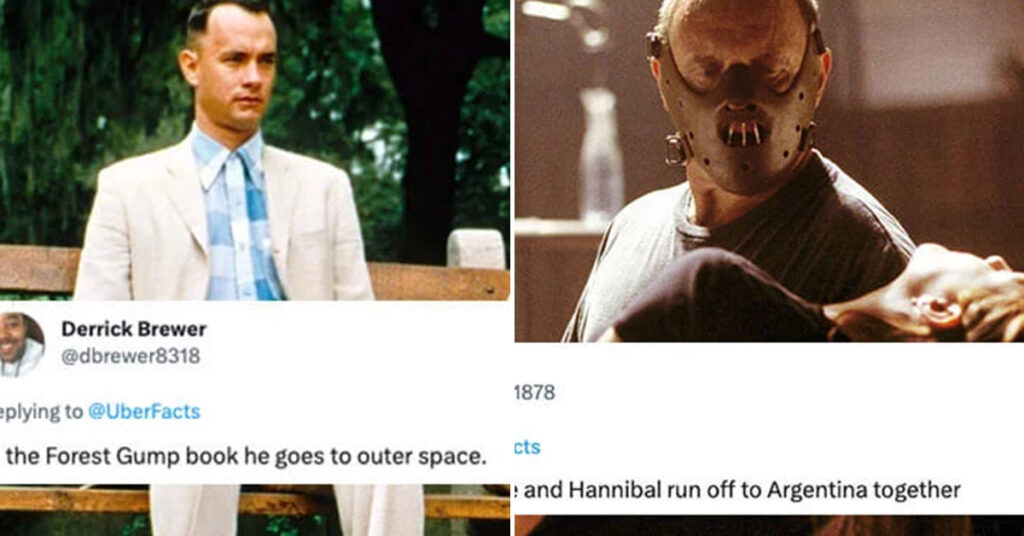 movie adaptation books - forest gump hannibal