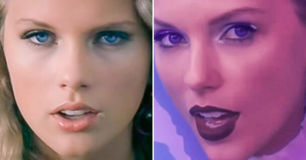 first music video vs latest - taylor swift