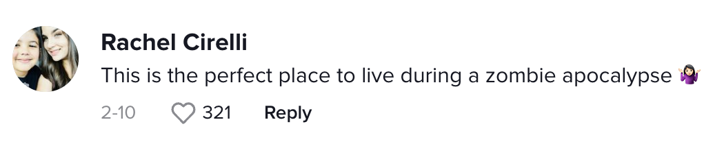 mall into apartments tiktok - live here during the zombie apocalypse 