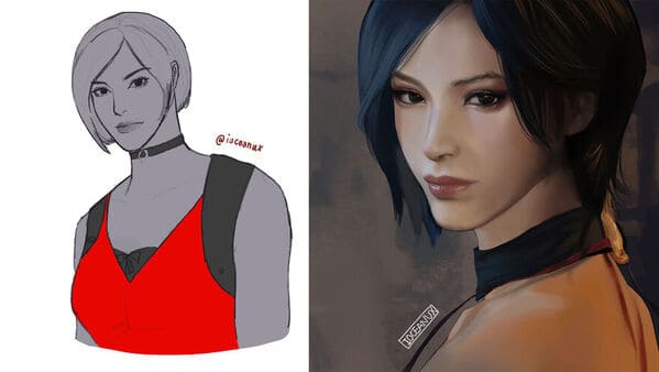 Digital Artists Share Their Artistic Journey With "Then Vs. Now" Pictures (35 Pics) - Jarastyle