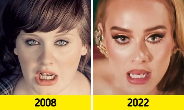 first music video vs latest - Adele